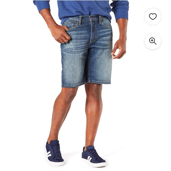 SIGNATURE BY LEVI STRAUSS&CO MENS JEANS SHORTS - Picture 2 of 11